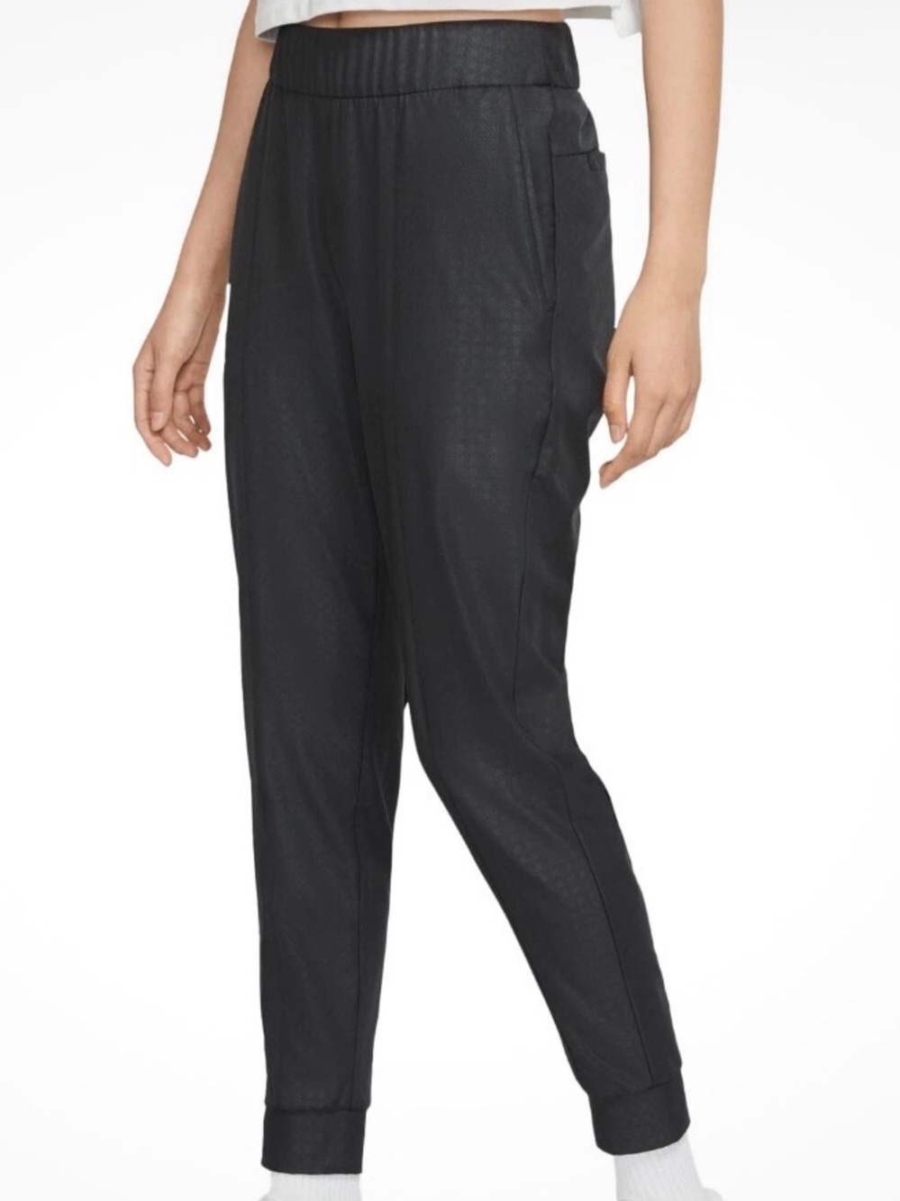 NWT Nike Dri-FIT UV Victory Gingham Golf Joggers Black XS